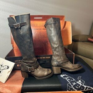 Freebird by Steven Brown Heeled Boots- Cody brand new